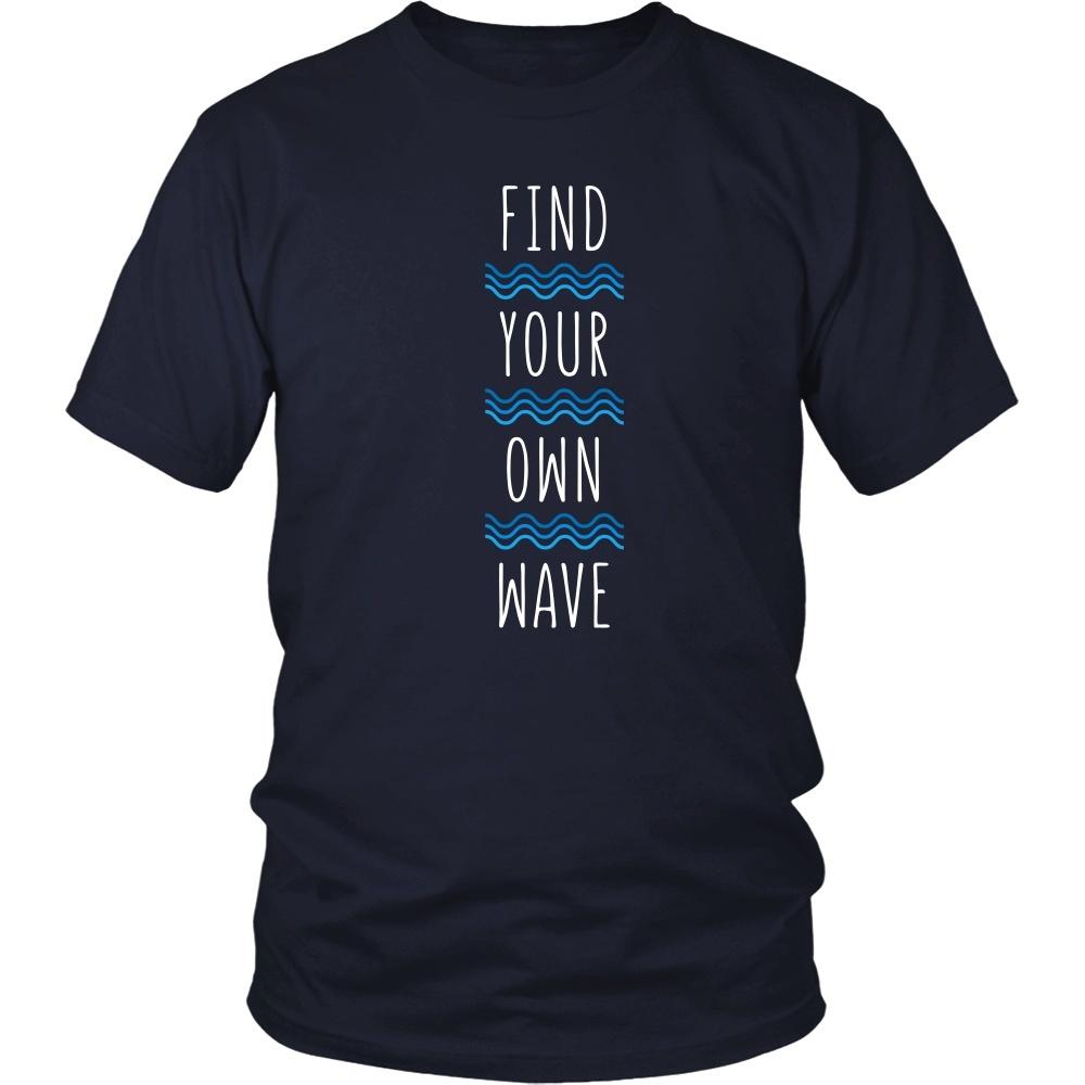 Surf T Shirt - Find your own wave-T-shirt-Teelime | shirts-hoodies-mugs