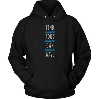 Surf T Shirt - Find your own wave - Teelime | Unique t-shirts