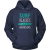 Surf T Shirt - Surf Beaches not Browsers-T-shirt-Teelime | shirts-hoodies-mugs