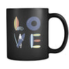Surfing - LOVE Surfing - 11oz Black Mug-Drinkware-Teelime | shirts-hoodies-mugs