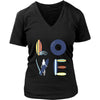 Surfing - LOVE Surfing - Surfer Hobby Shirt-T-shirt-Teelime | shirts-hoodies-mugs