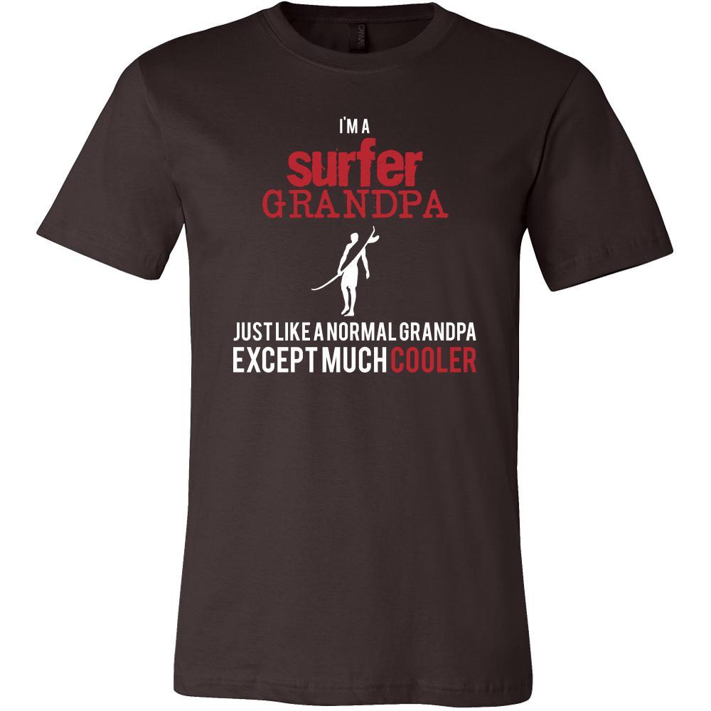 Surfing Shirt - I'm a surfer grandpa just like a normal grandpa except much cooler Grandfather Hobby Gift-T-shirt-Teelime | shirts-hoodies-mugs
