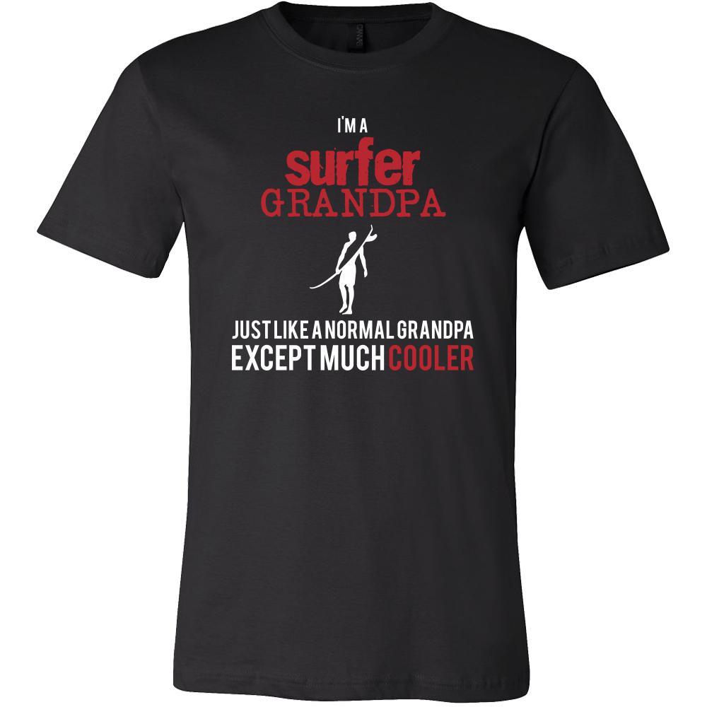 Surfing Shirt - I'm a surfer grandpa just like a normal grandpa except much cooler Grandfather Hobby Gift-T-shirt-Teelime | shirts-hoodies-mugs