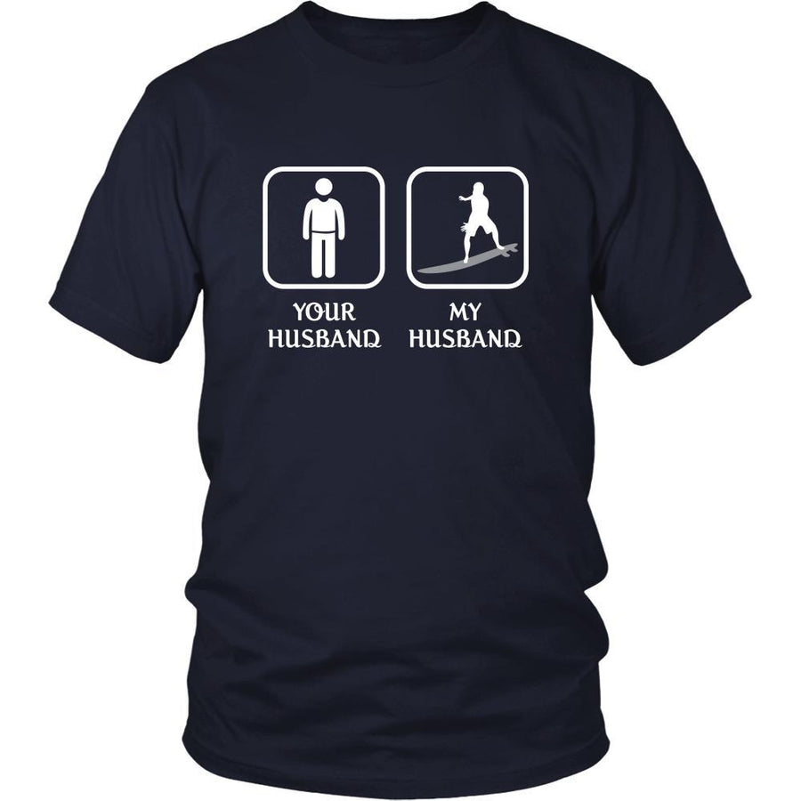 Surfing - Your husband My husband - Mother's Day Hobby Shirt-T-shirt-Teelime | shirts-hoodies-mugs