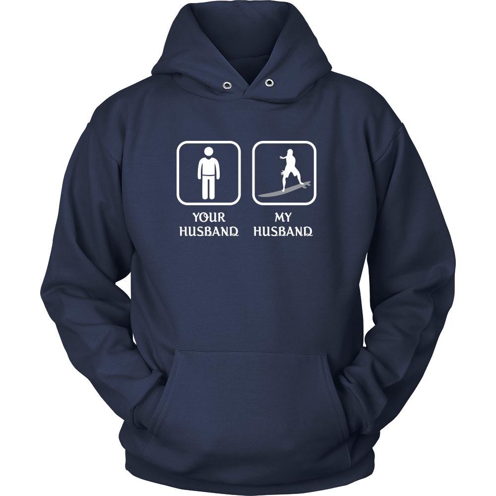 Surfing - Your husband My husband - Mother's Day Hobby Shirt-T-shirt-Teelime | shirts-hoodies-mugs