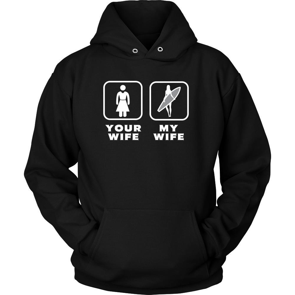 Surfing Your Wife My Wife Father S Day Hobby Shirt Teelime Unique T Shirts