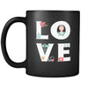 Surgeon / Nurse / Paramedic / Pediatrician / Podiatrist - LOVE Surgeon / Nurse / Paramedic / Pediatrician / Podiatrist - 11oz Black Mug-Drinkware-Teelime | shirts-hoodies-mugs