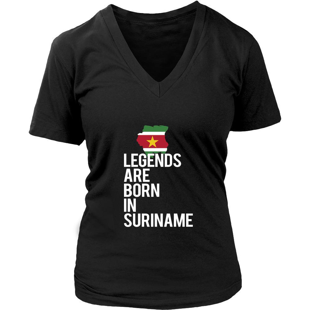 Suriname Shirt - Legends are born in Suriname - National Heritage Gift-T-shirt-Teelime | shirts-hoodies-mugs