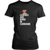 Suriname Shirt - Legends are born in Suriname - National Heritage Gift-T-shirt-Teelime | shirts-hoodies-mugs
