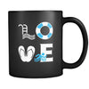 Swimming - LOVE Swimming - 11oz Black Mug-Drinkware-Teelime | shirts-hoodies-mugs