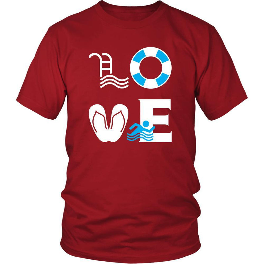 Swimming - LOVE Swimming  - Swimmer Hobby Shirt