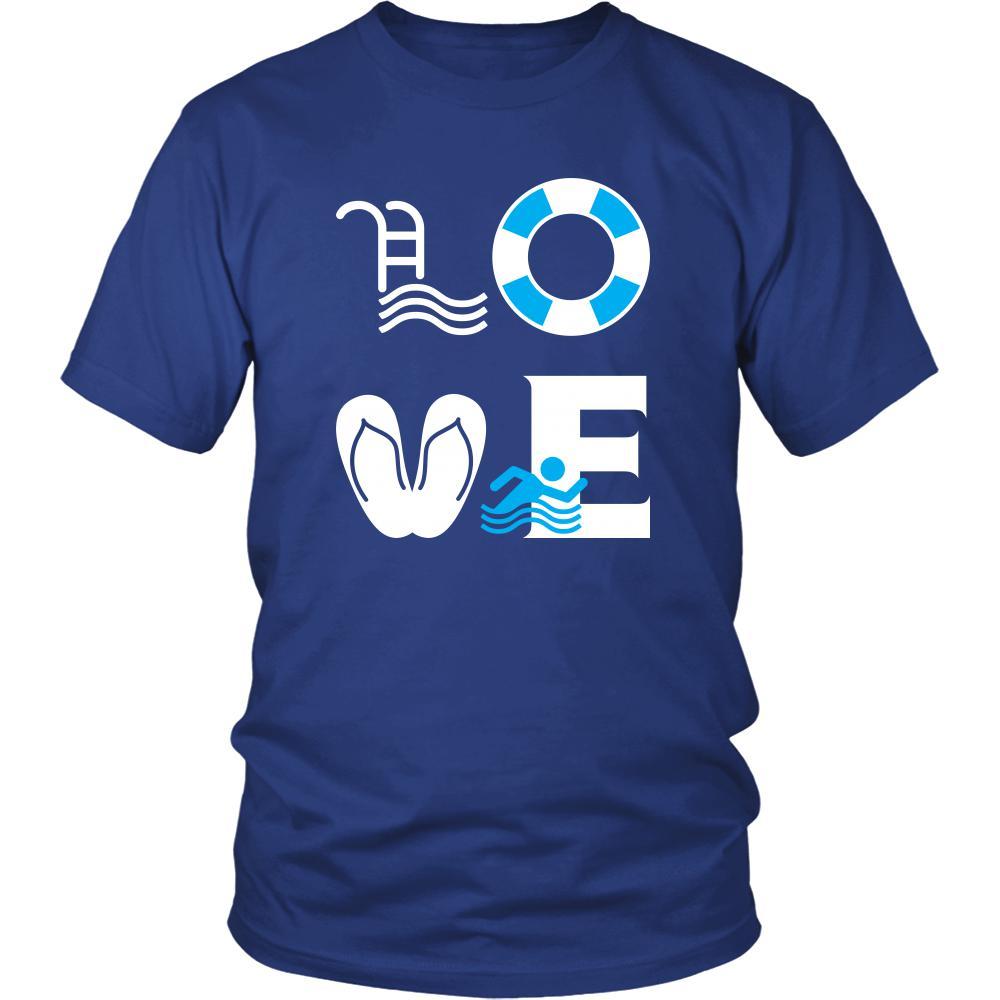 Swimming - LOVE Swimming  - Swimmer Hobby Shirt