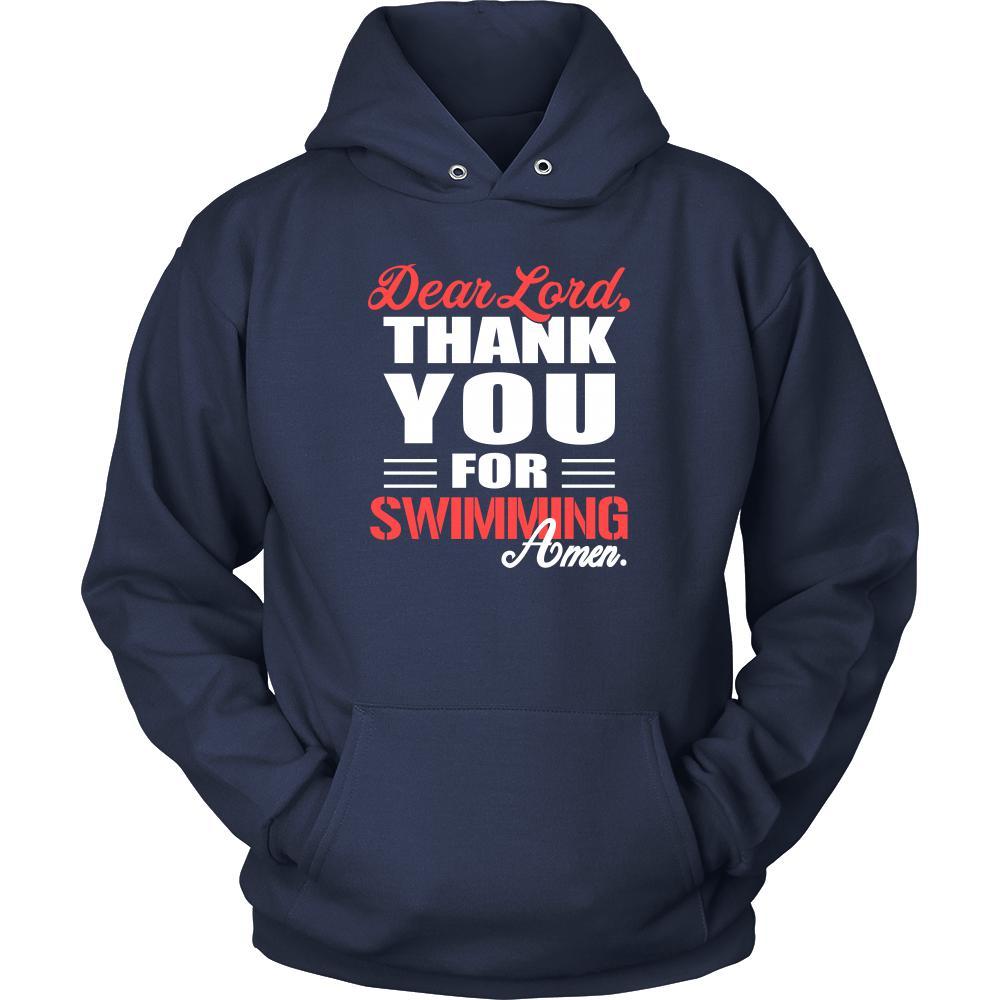 Swimming Shirt - Dear Lord, thank you for Swimming Amen- Hobby-T-shirt-Teelime | shirts-hoodies-mugs
