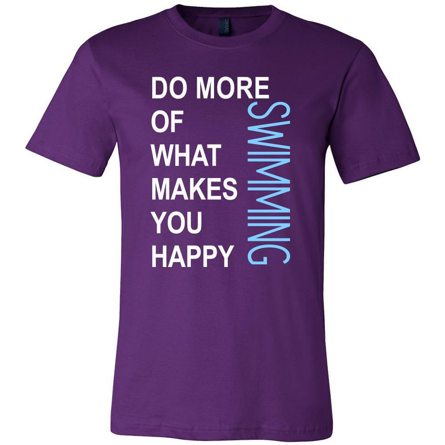 Swimming Shirt - Do more of what makes you happy Swimming- Hobby Gift-T-shirt-Teelime | shirts-hoodies-mugs