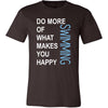 Swimming Shirt - Do more of what makes you happy Swimming- Hobby Gift-T-shirt-Teelime | shirts-hoodies-mugs