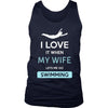 Swimming Shirt - I love it when my wife lets me go Swimming - Hobby Gift-T-shirt-Teelime | shirts-hoodies-mugs