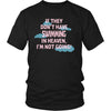 Swimming Shirt - If they don't have Swimming in heaven I'm not going- Hobby Gift-T-shirt-Teelime | shirts-hoodies-mugs