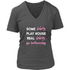 Swimming Shirt - Some girls play house real girls go Swimming- Hobby Lady-T-shirt-Teelime | shirts-hoodies-mugs