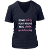 Swimming Shirt - Some girls play house real girls go Swimming- Hobby Lady-T-shirt-Teelime | shirts-hoodies-mugs