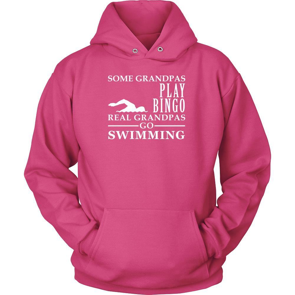 Swimming Shirt Some Grandpas play bingo, real Grandpas go Swimming Family Hobby-T-shirt-Teelime | shirts-hoodies-mugs