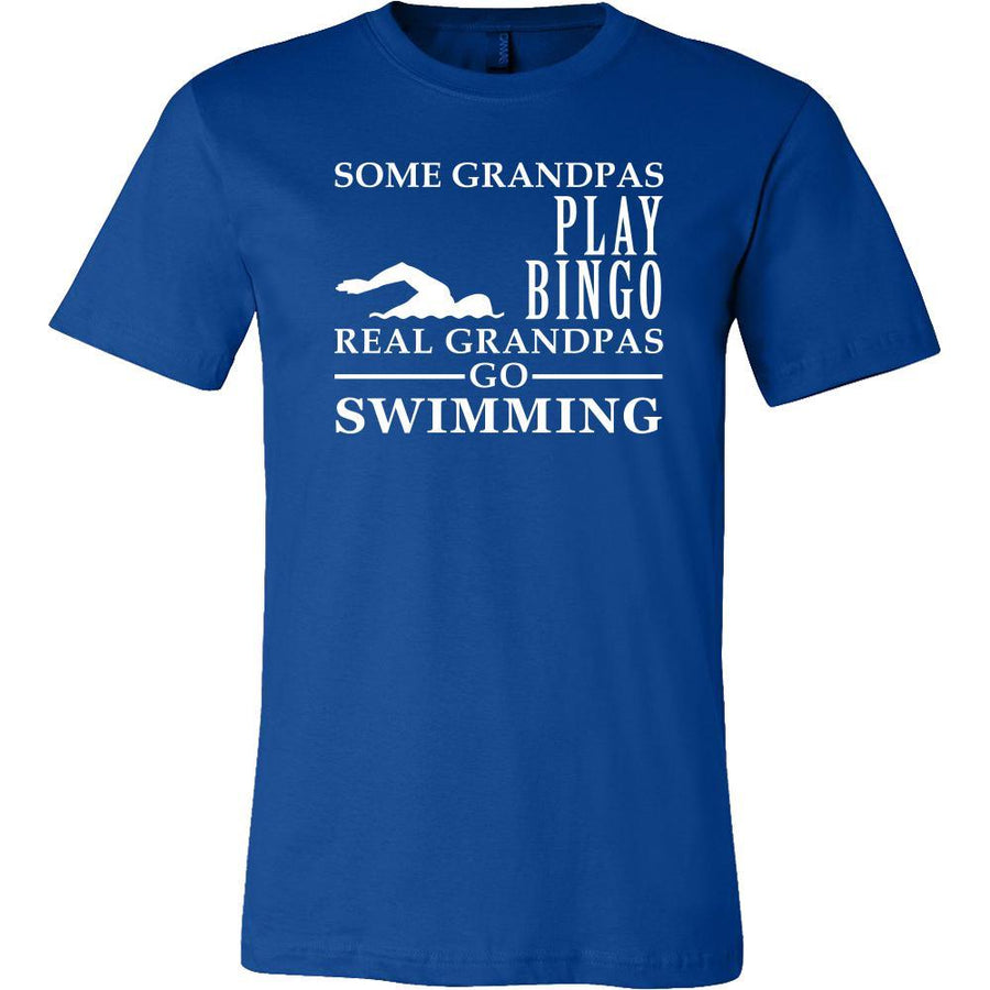 Swimming Shirt Some Grandpas play bingo, real Grandpas go Swimming Family Hobby-T-shirt-Teelime | shirts-hoodies-mugs