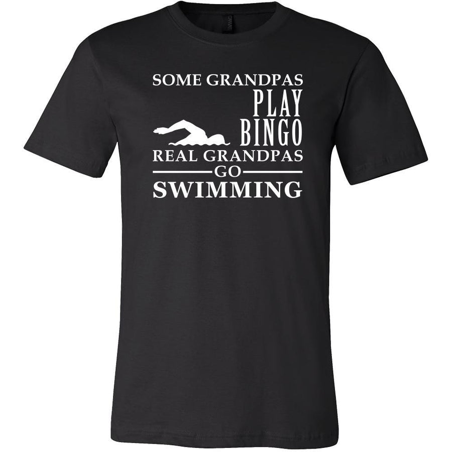 Swimming Shirt Some Grandpas play bingo, real Grandpas go Swimming Family Hobby-T-shirt-Teelime | shirts-hoodies-mugs