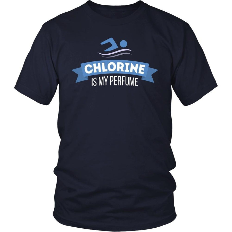 Swimming T Shirt - Chlorine is my perfume-T-shirt-Teelime | shirts-hoodies-mugs