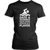 Swimming T Shirt - Date a swimmer every other athlete is a player-T-shirt-Teelime | shirts-hoodies-mugs