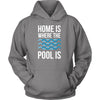 Swimming T Shirt - Home is where the pool is-T-shirt-Teelime | shirts-hoodies-mugs