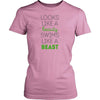 Swimming T Shirt - Looks like a beauty swims like a beast-T-shirt-Teelime | shirts-hoodies-mugs