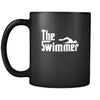 Swimming The Swimmer 11oz Black Mug-Drinkware-Teelime | shirts-hoodies-mugs