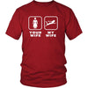 Swimming - Your wife My wife - Father's Day Hobby Shirt-T-shirt-Teelime | shirts-hoodies-mugs