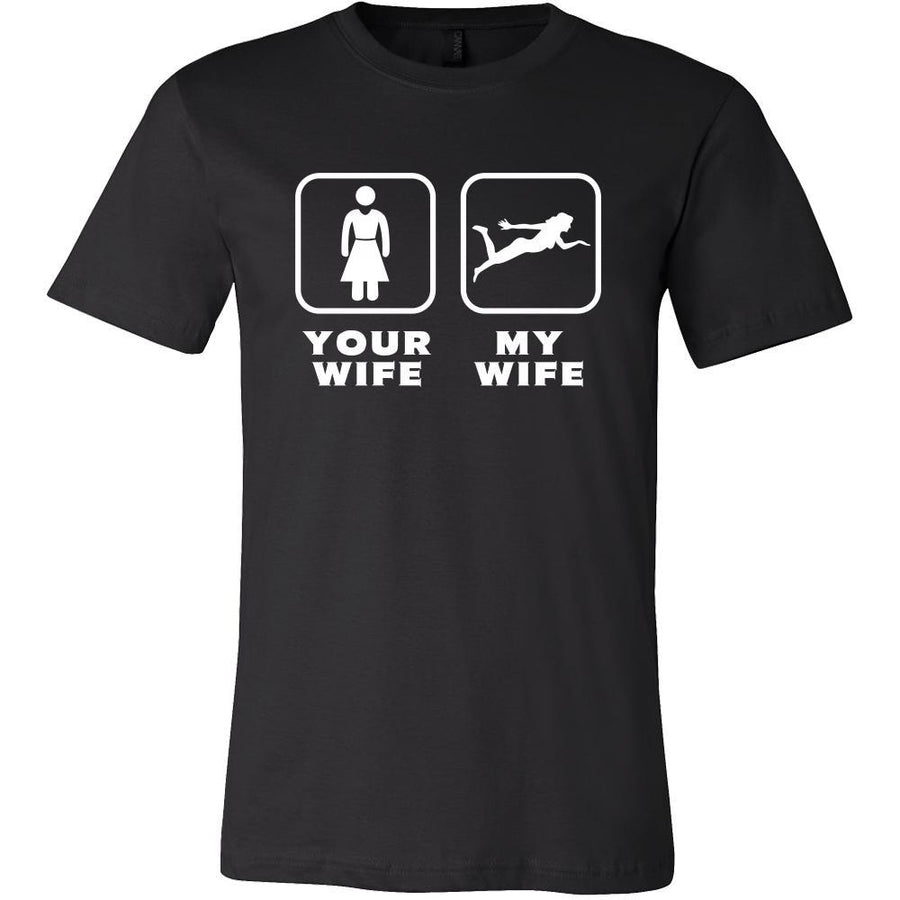 Swimming - Your wife My wife - Father's Day Hobby Shirt-T-shirt-Teelime | shirts-hoodies-mugs