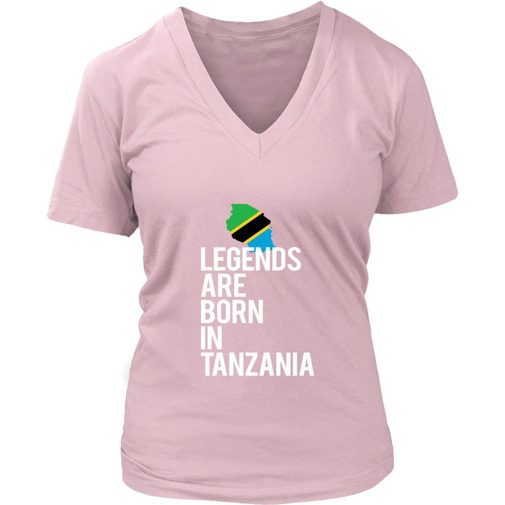 Tanzania Shirt - Legends are born in Tanzania - National Heritage Gift-T-shirt-Teelime | shirts-hoodies-mugs