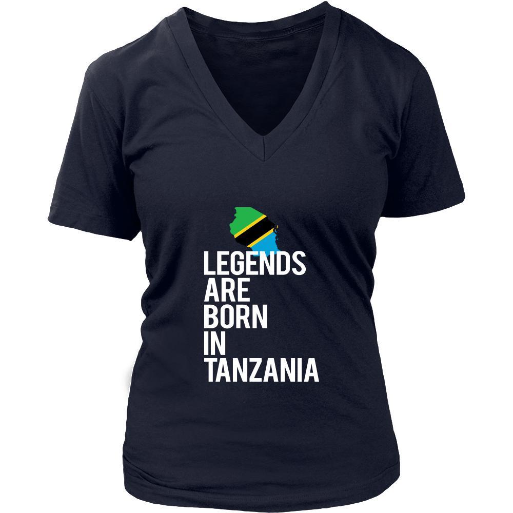 Tanzania Shirt - Legends are born in Tanzania - National Heritage Gift-T-shirt-Teelime | shirts-hoodies-mugs