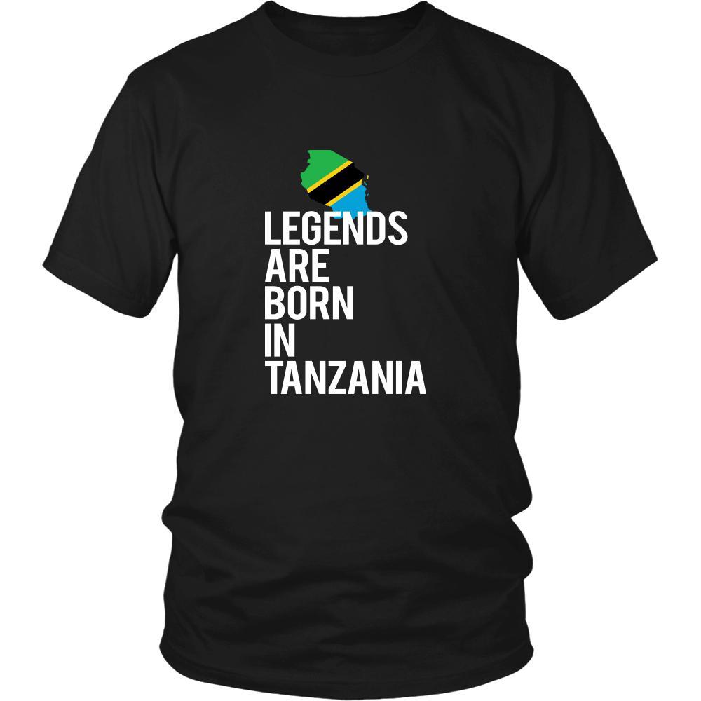 Tanzania Shirt - Legends are born in Tanzania - National Heritage Gift-T-shirt-Teelime | shirts-hoodies-mugs