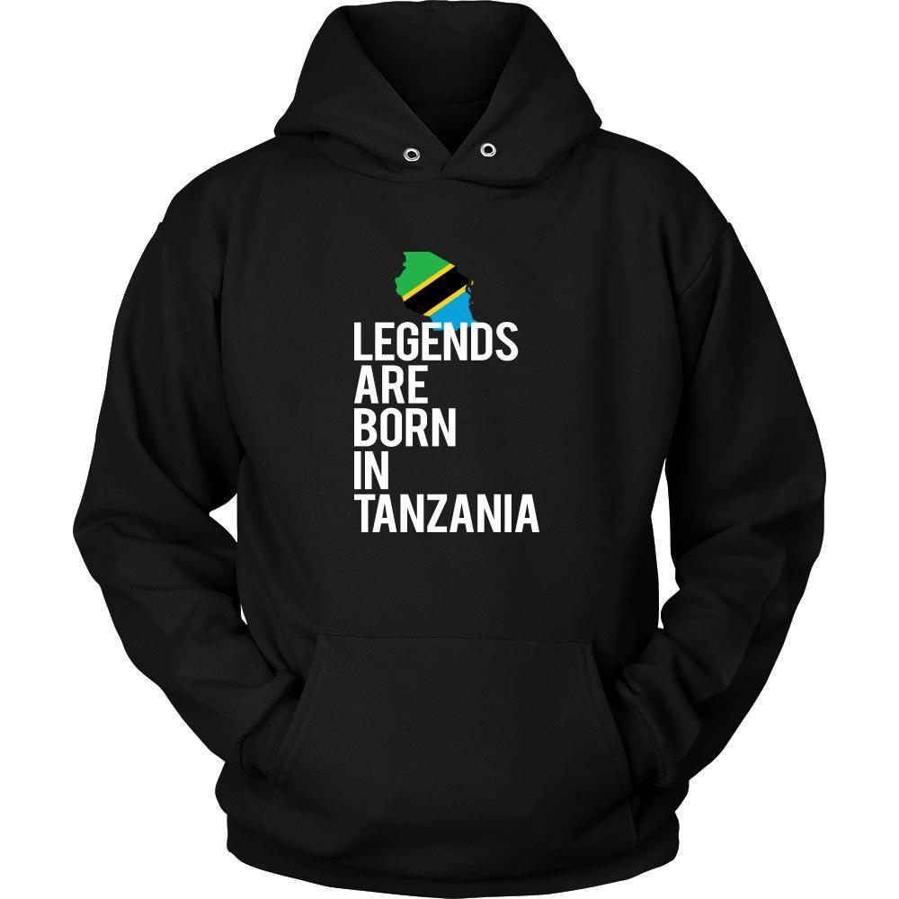 Tanzania Shirt - Legends are born in Tanzania - National Heritage Gift-T-shirt-Teelime | shirts-hoodies-mugs