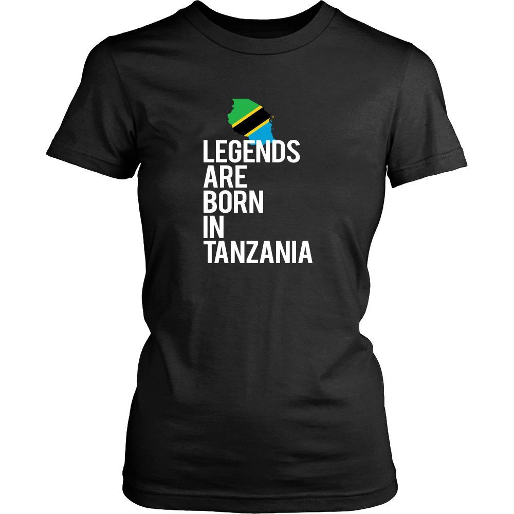 Tanzania Shirt - Legends are born in Tanzania - National Heritage Gift-T-shirt-Teelime | shirts-hoodies-mugs