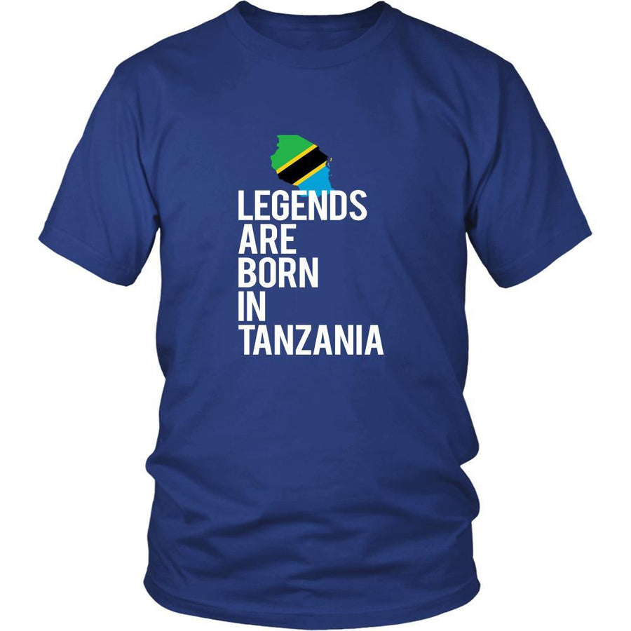 Tanzania Shirt - Legends are born in Tanzania - National Heritage Gift-T-shirt-Teelime | shirts-hoodies-mugs