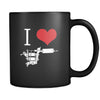 Tattoo I love ink 11oz Black Mug-Drinkware-Teelime | shirts-hoodies-mugs