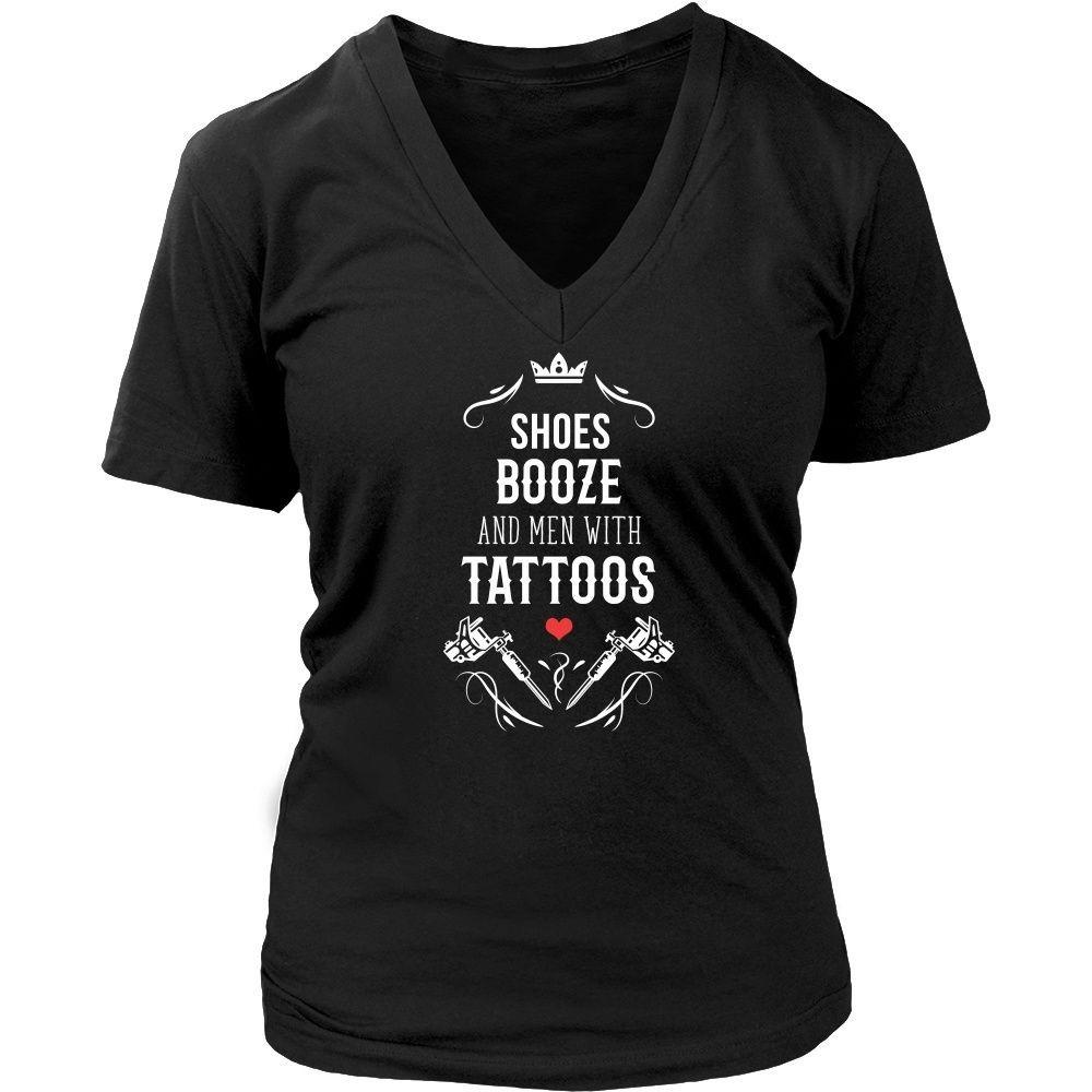Tattoo T Shirt - Shoes booze and men with Tattoo-T-shirt-Teelime | shirts-hoodies-mugs