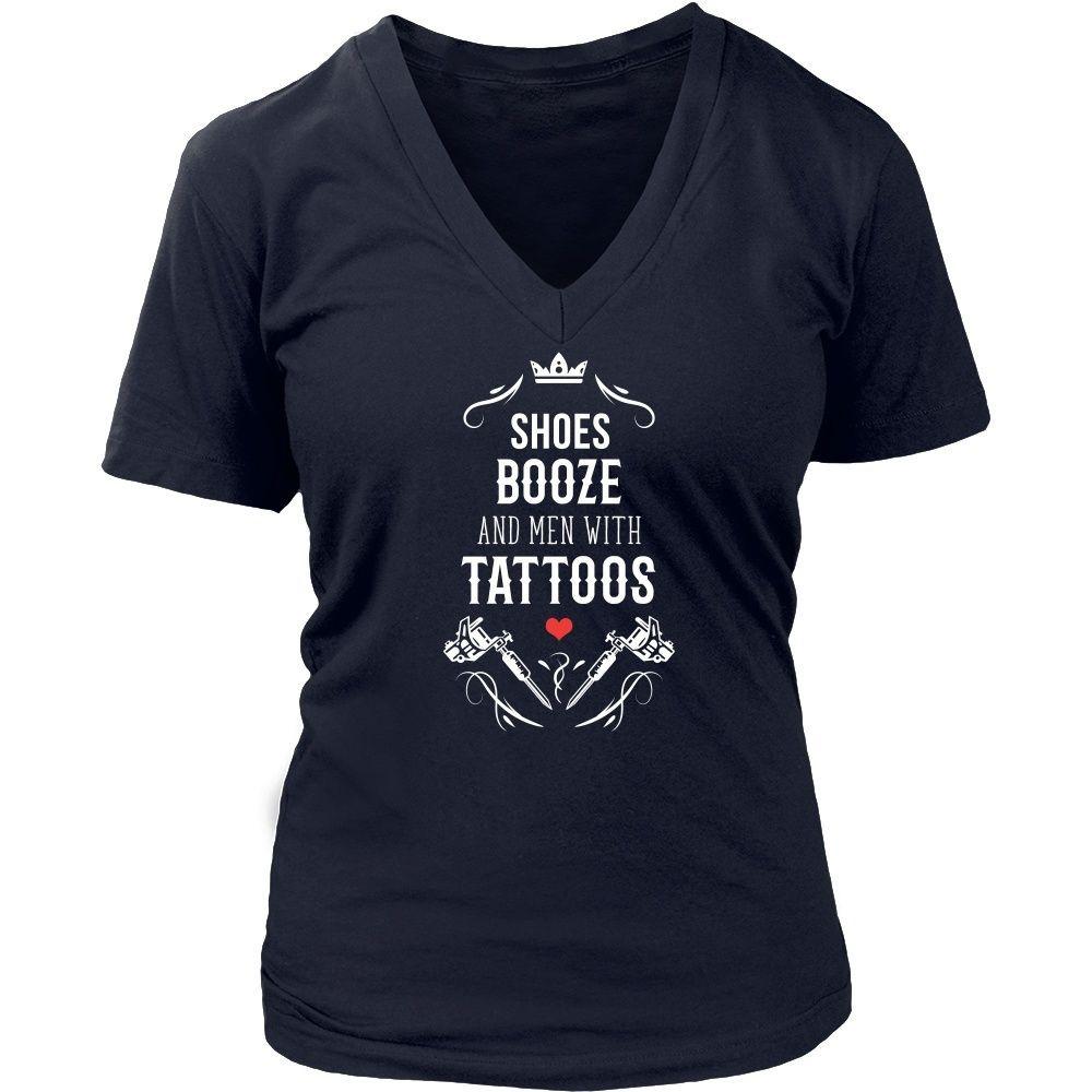 Tattoo T Shirt - Shoes booze and men with Tattoo-T-shirt-Teelime | shirts-hoodies-mugs