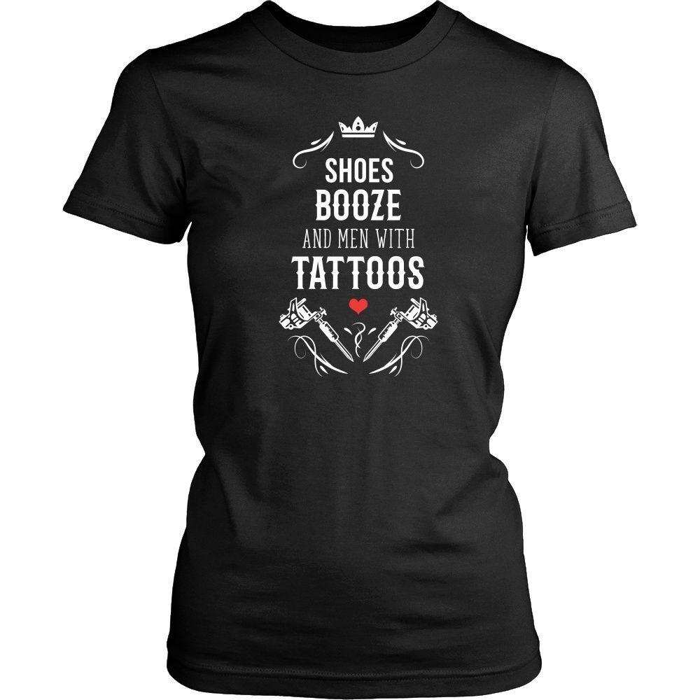 Tattoo T Shirt - Shoes booze and men with Tattoo-T-shirt-Teelime | shirts-hoodies-mugs