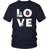 Teacher - LOVE Teacher - School Profession/Job Shirt-T-shirt-Teelime | shirts-hoodies-mugs