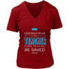 Teacher Shirt - Everyone relax the Teacher is here, the day will be save shortly - Profession Gift-T-shirt-Teelime | shirts-hoodies-mugs