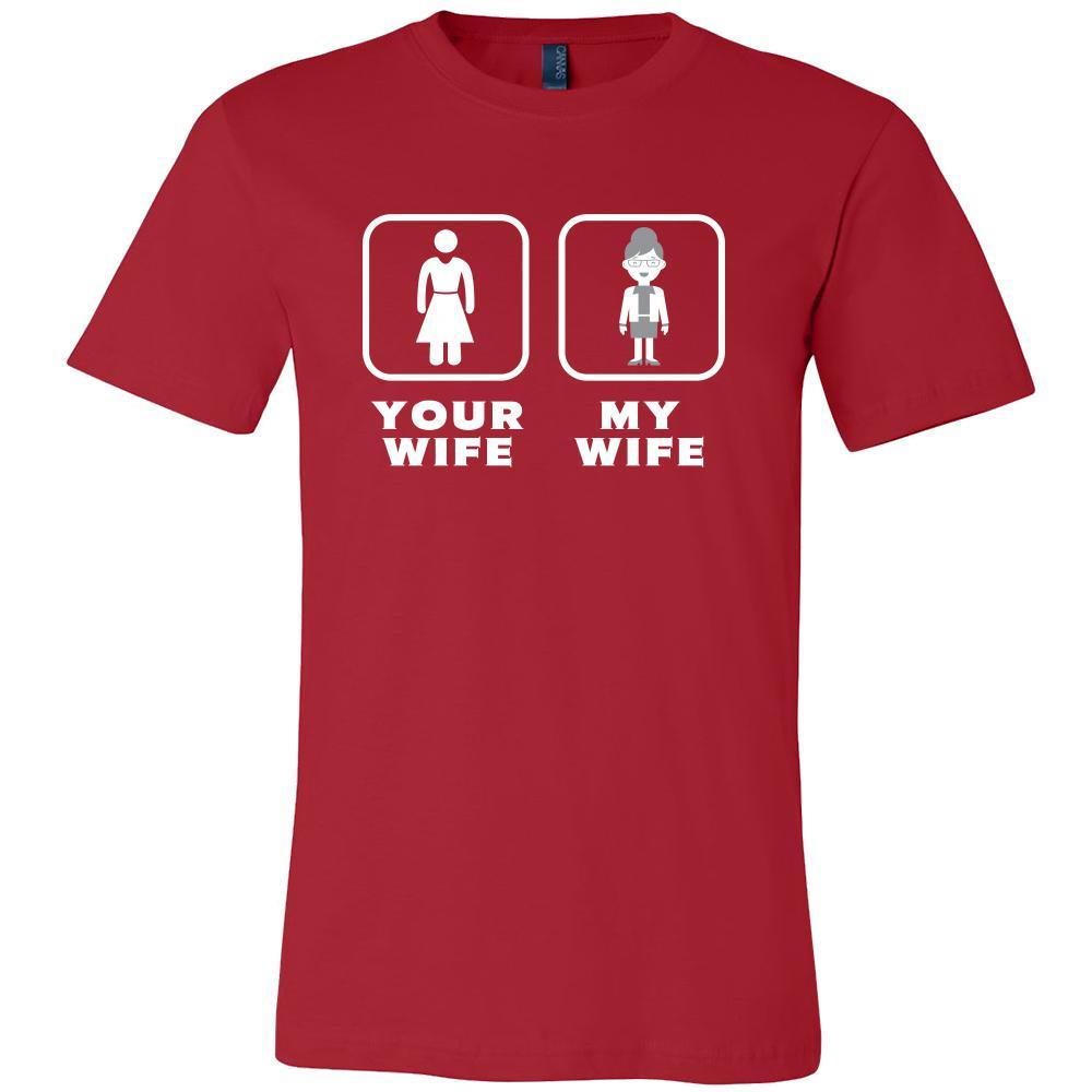 Teacher - Your wife My wife - Father's Day Profession/Job Shirt-T-shirt-Teelime | shirts-hoodies-mugs