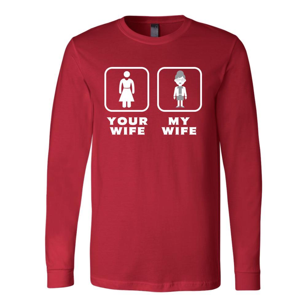 Teacher - Your wife My wife - Father's Day Profession/Job Shirt-T-shirt-Teelime | shirts-hoodies-mugs