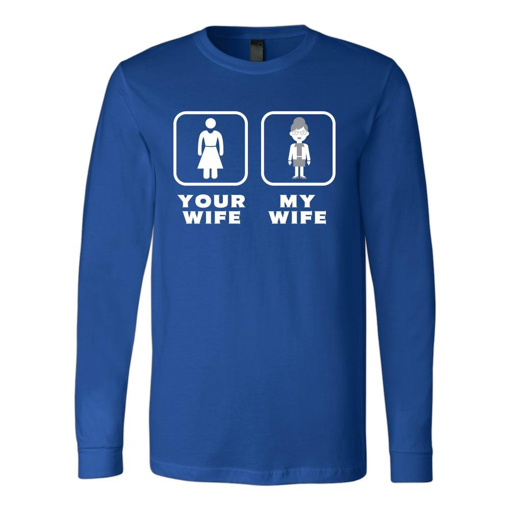 Teacher - Your wife My wife - Father's Day Profession/Job Shirt-T-shirt-Teelime | shirts-hoodies-mugs