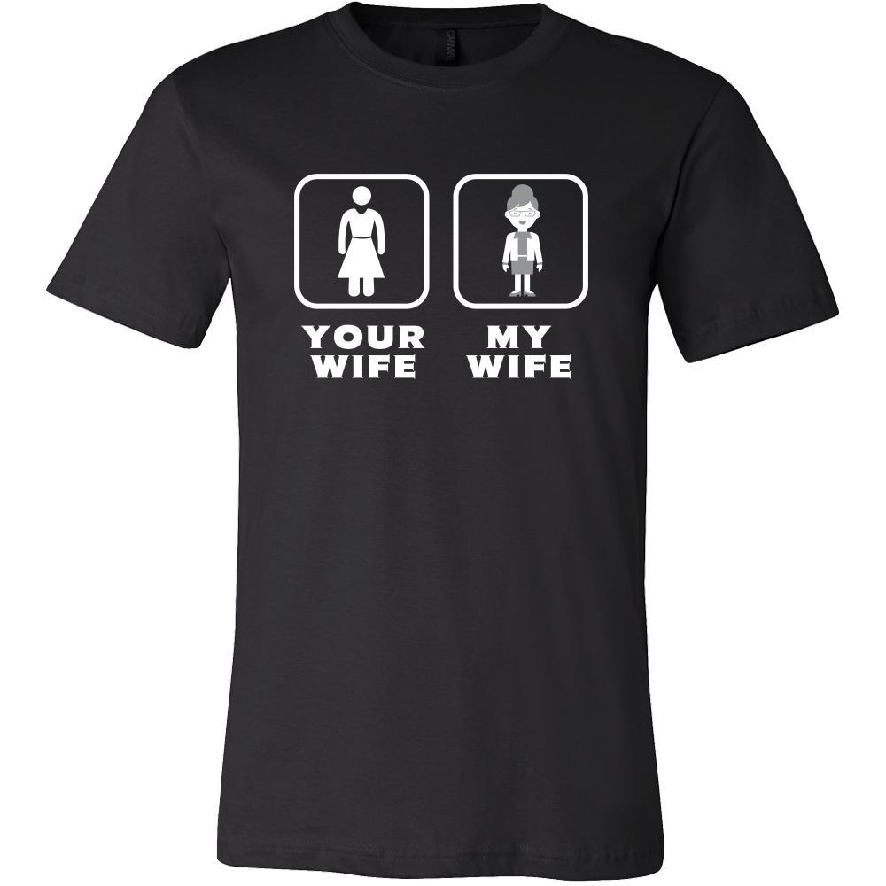 Teacher - Your wife My wife - Father's Day Profession/Job Shirt-T-shirt-Teelime | shirts-hoodies-mugs