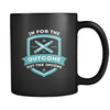 Teachers In for the outcome not the income 11oz Black Mug-Drinkware-Teelime | shirts-hoodies-mugs